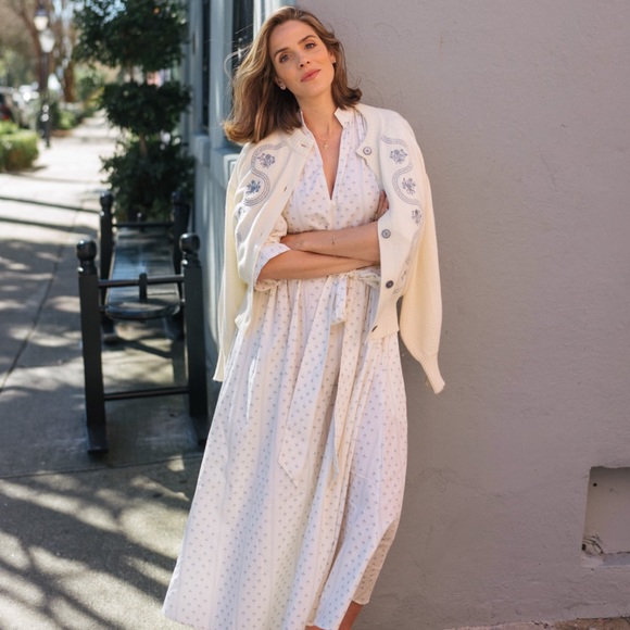 NWT Parterre Charlotte Day Gown in Clover - Picture 2 of 4